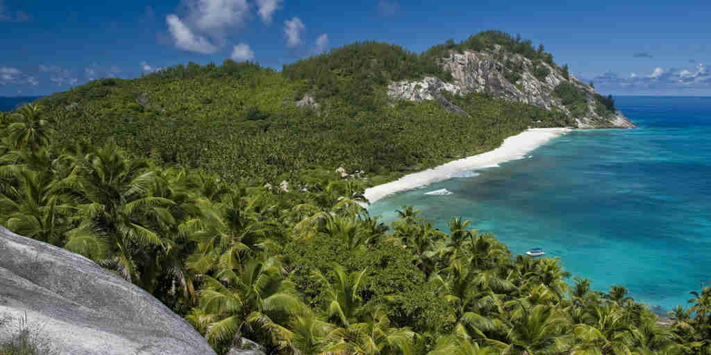 beach aerial view, unspoiled nature, seychelles safaris