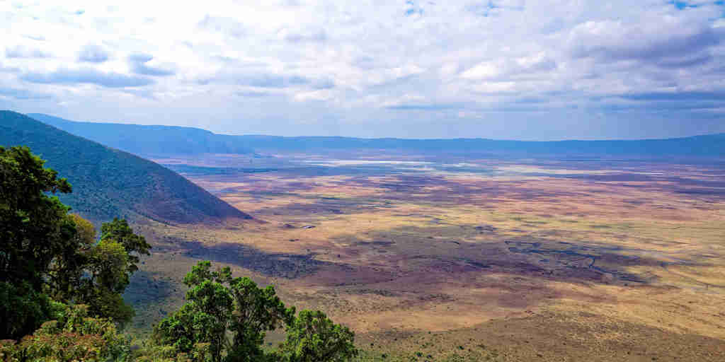 Views from the Ngorongoro Crater rim, Tanzania