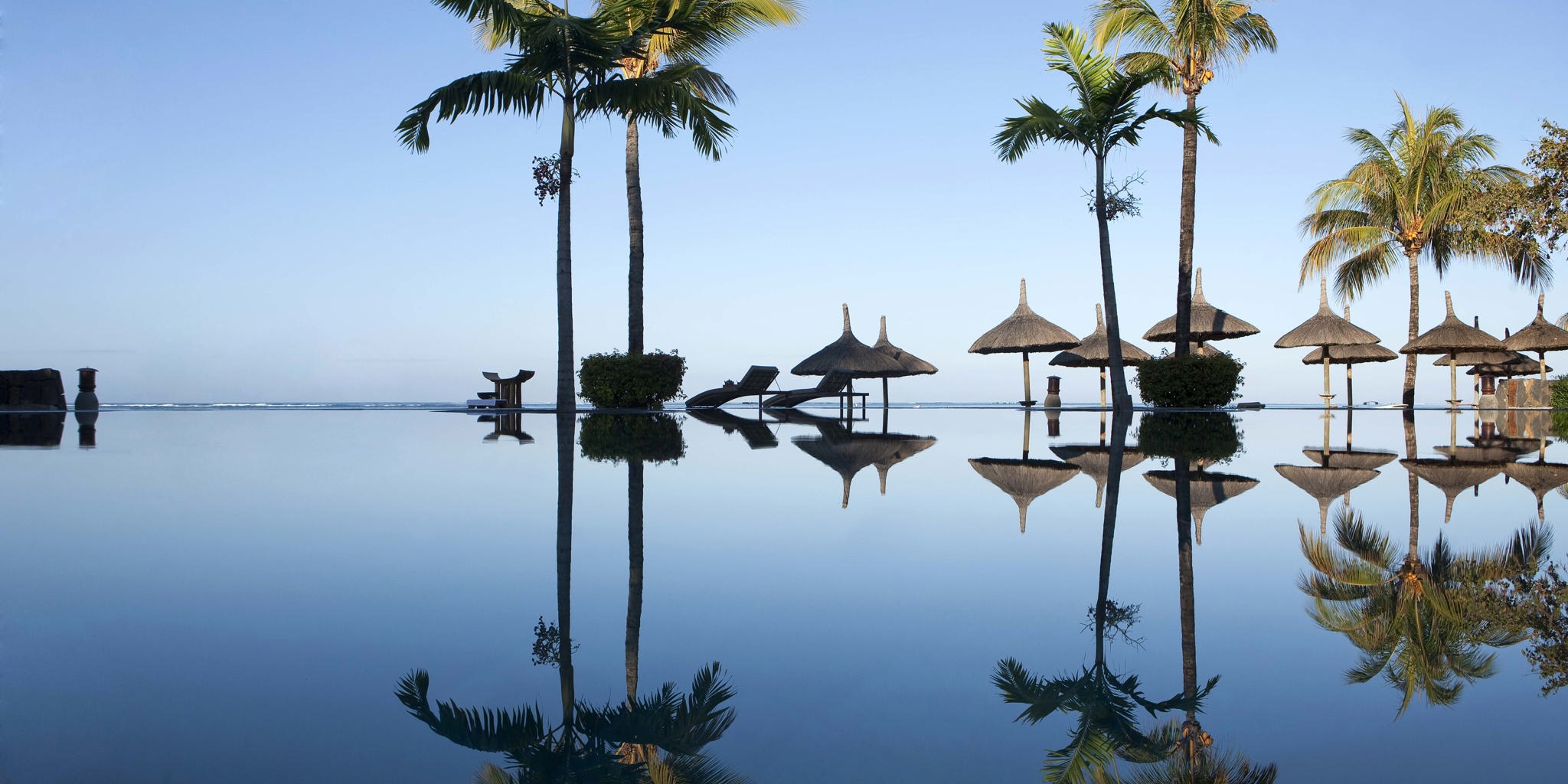 pool reflection, south coast mauritius, africa safaris