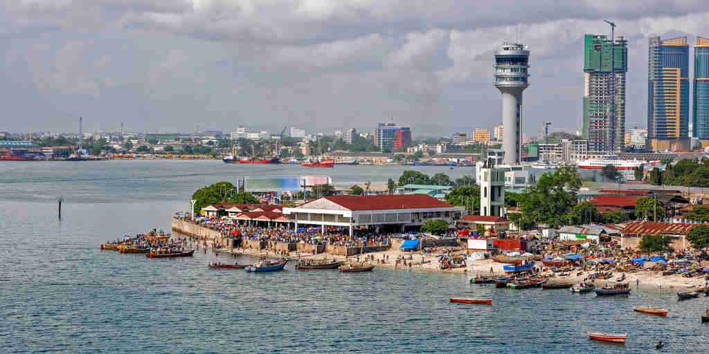 Dar es Salaam city view, Tanzania, Africa