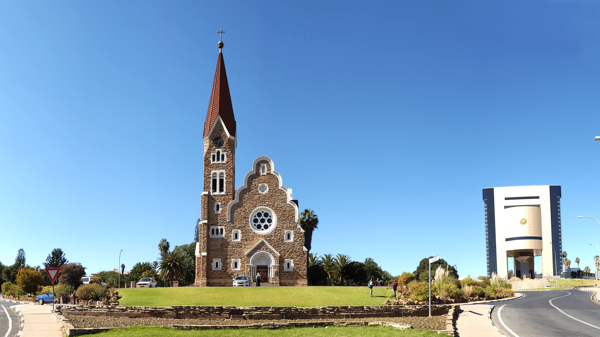 windhoek church, areas and experiences, namibia safaris