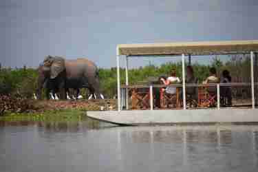 Boat cruise, Selous Game Reserve, Tanzania