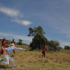 Warriors Academy   throwing a rungu