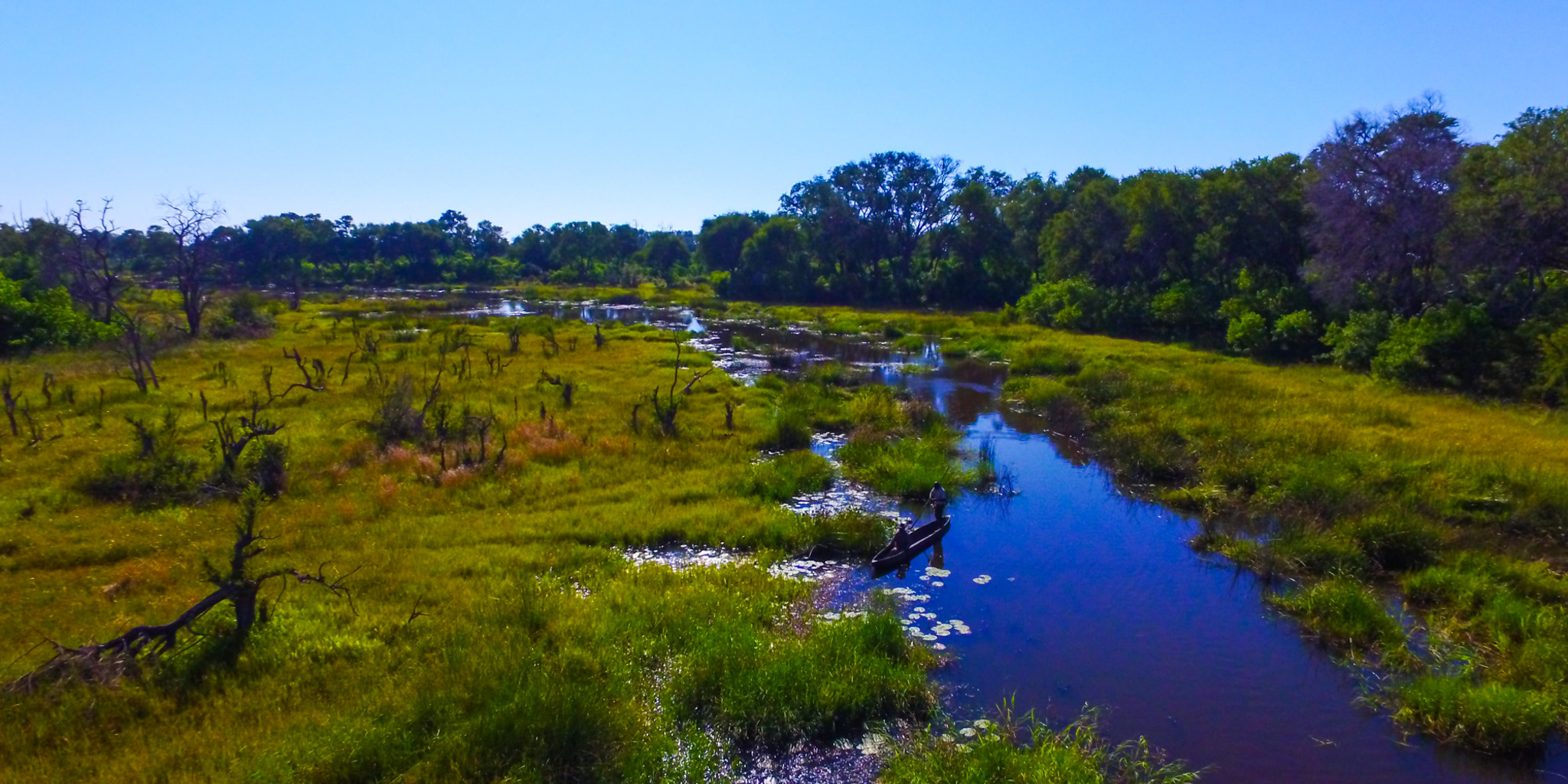 river in khwai, botswana safaris, africa vacations