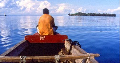 Boating, Prison Island, Zanzibar