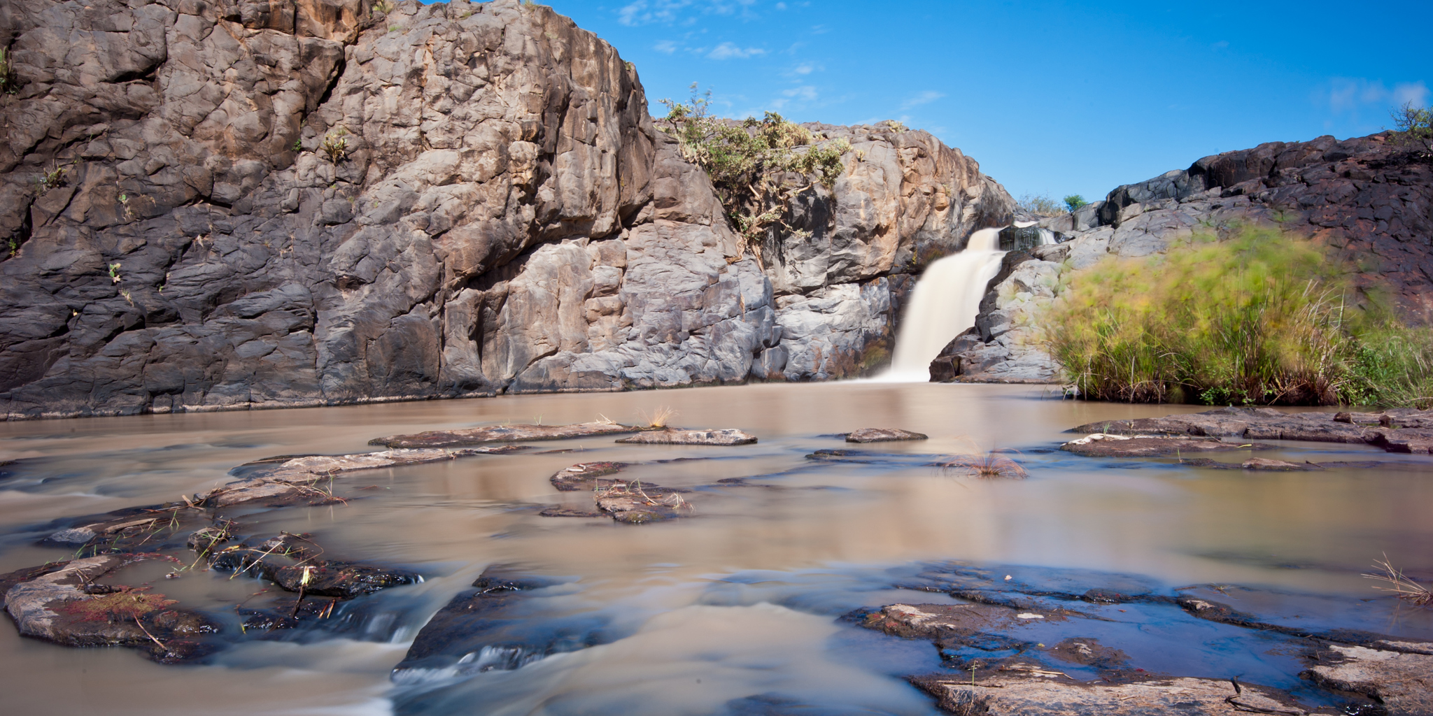 Mount Kenya stream in Laikipia, Africa safaris