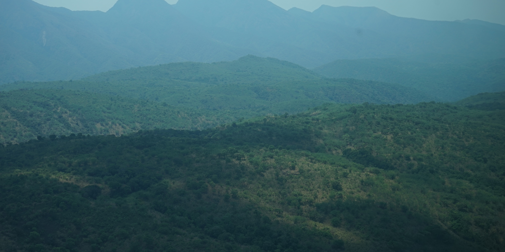 View of the Mahale Mountains, Tanzania