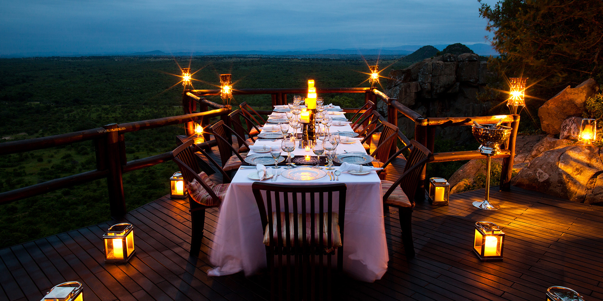 ulusaba wedding dinner