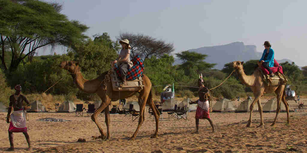 Camel safaris in Mathews range, Kenya holidays