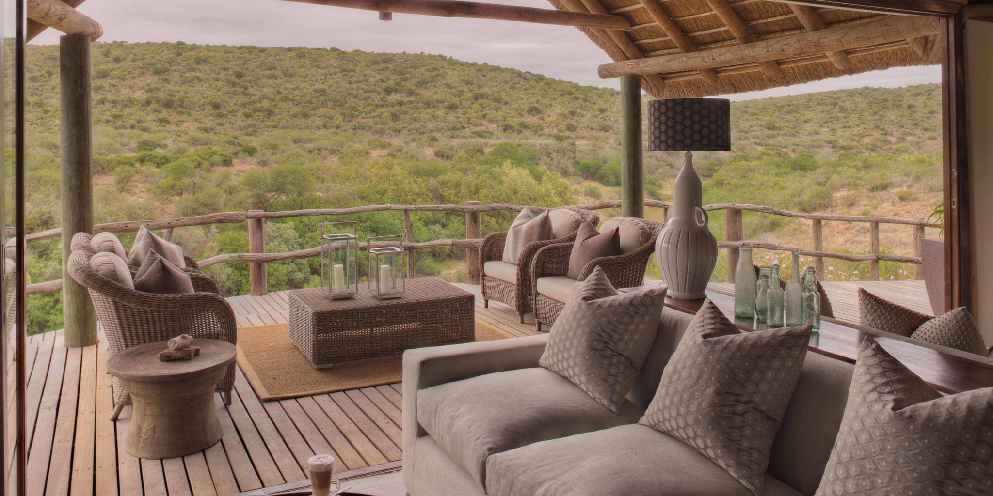 Kwandwe Great Fish River Lodge main lounge