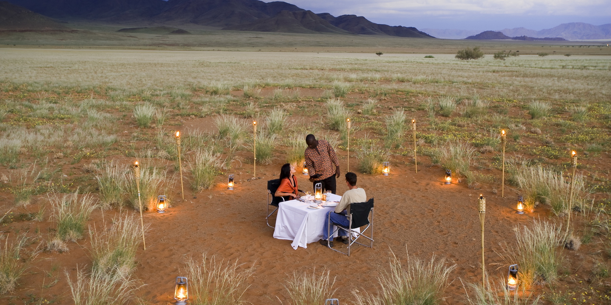 Dining, AndBeyond Sossusvlei Desert Lodge, Sossusvlei, Namibia 