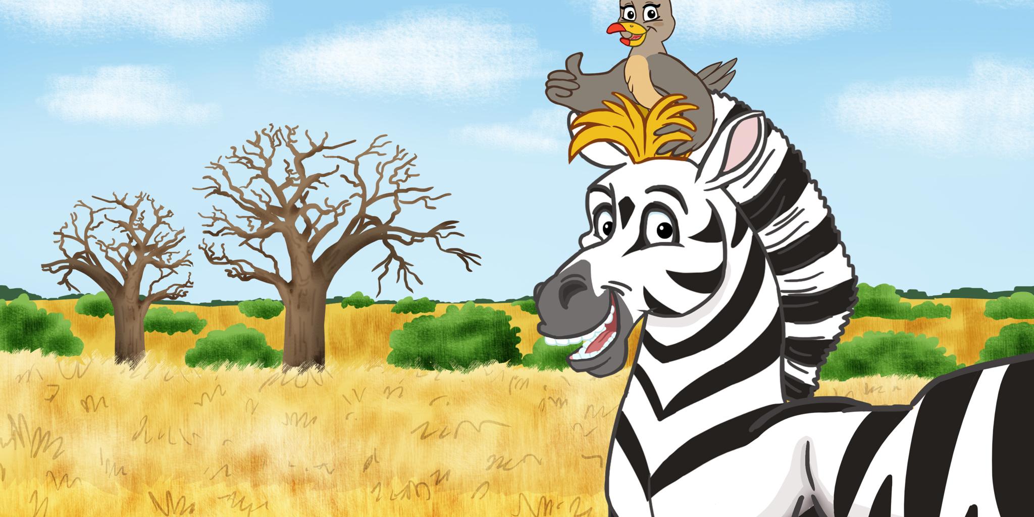 Safari Coloring Pages Zeblog Kids Games Yellow Zebra