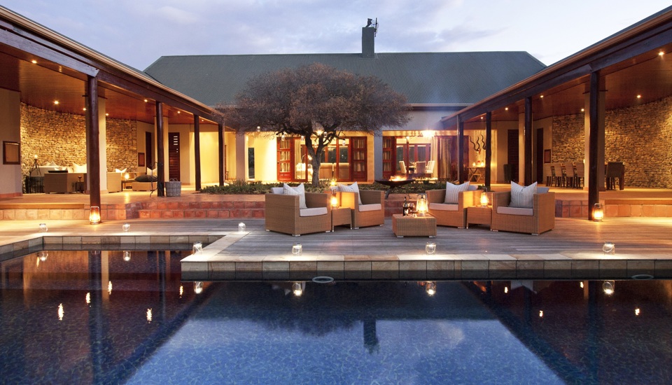 Kwandwe Melton courtyard & pool