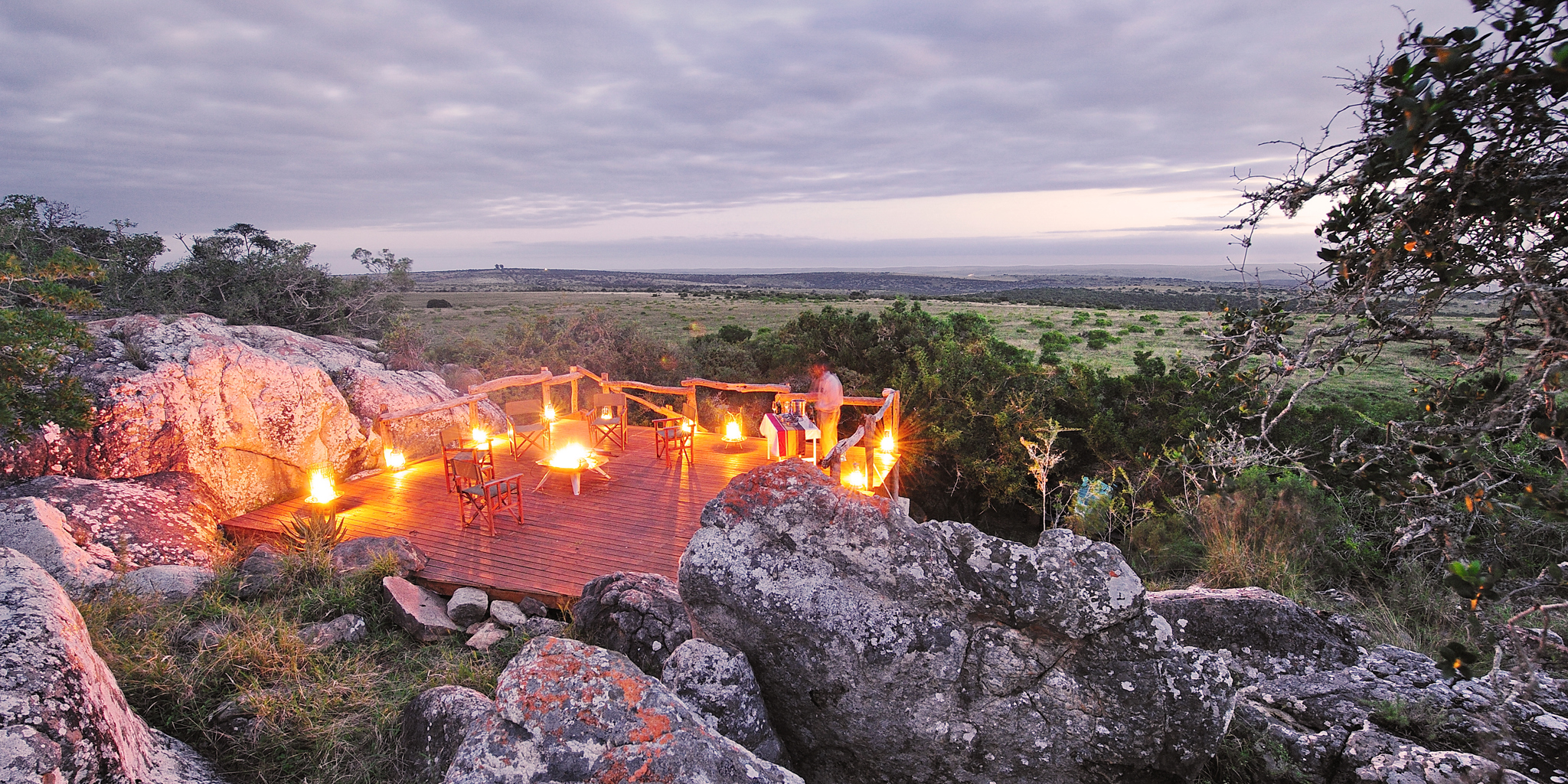 lookout point, explorer camp, eastern cape safaris