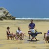 beach drinks, kariega game reserve, south africa safaris
