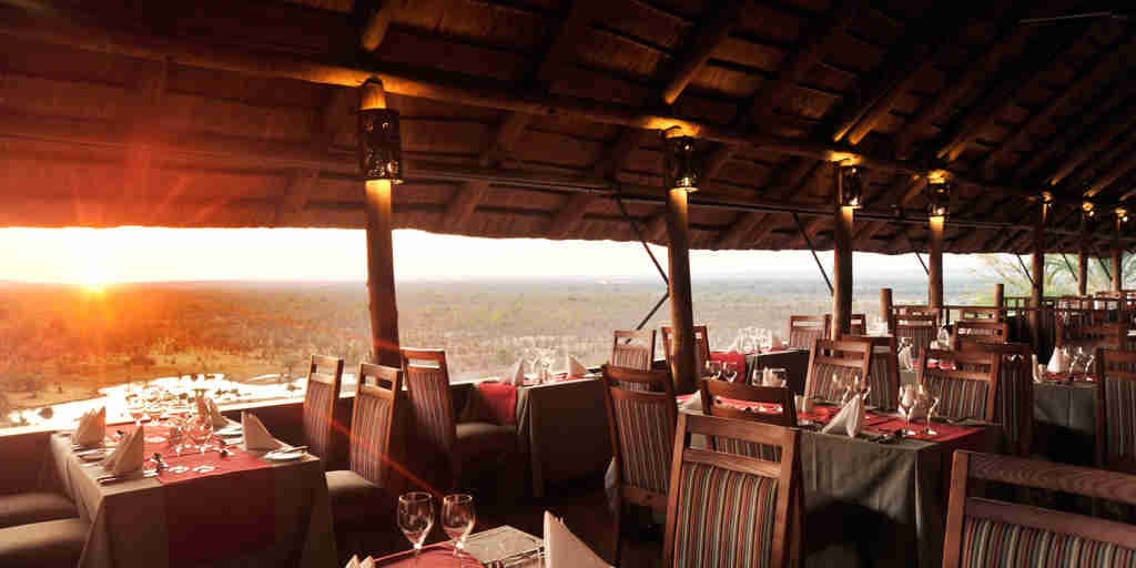 MaKuwa Kuwa restaurant at Victoria Falls Safari Lodge
