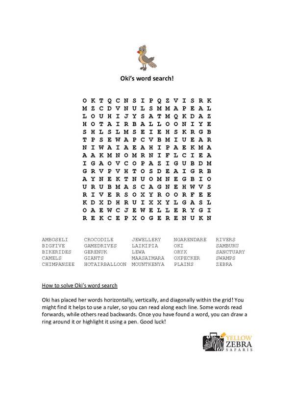 Oki's Word Search