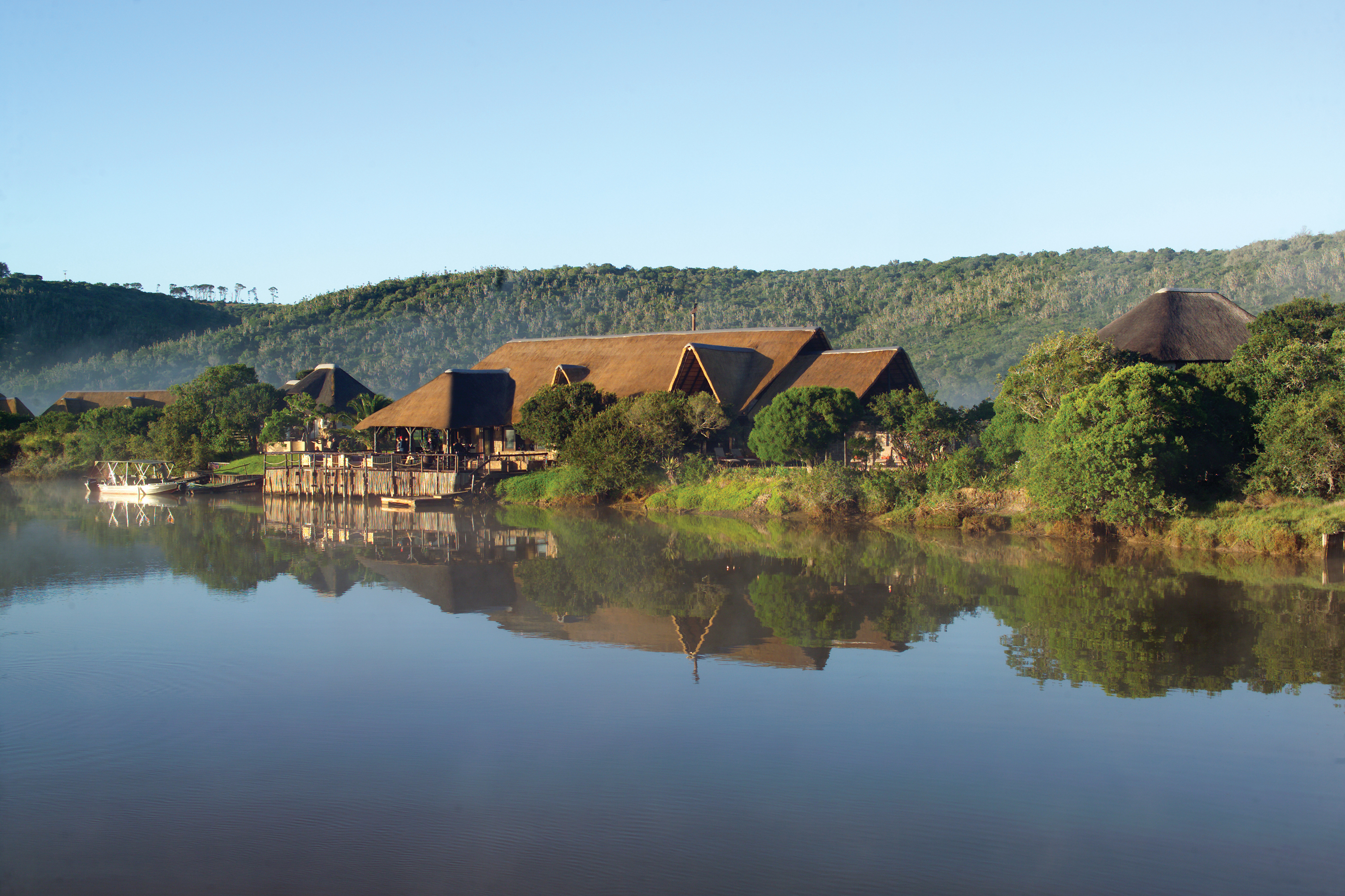 Kwandwe Game Reserve Lodges Overlooking the River