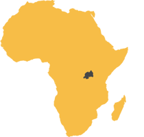 Map of Rwanda, Africa Safari Destinations
