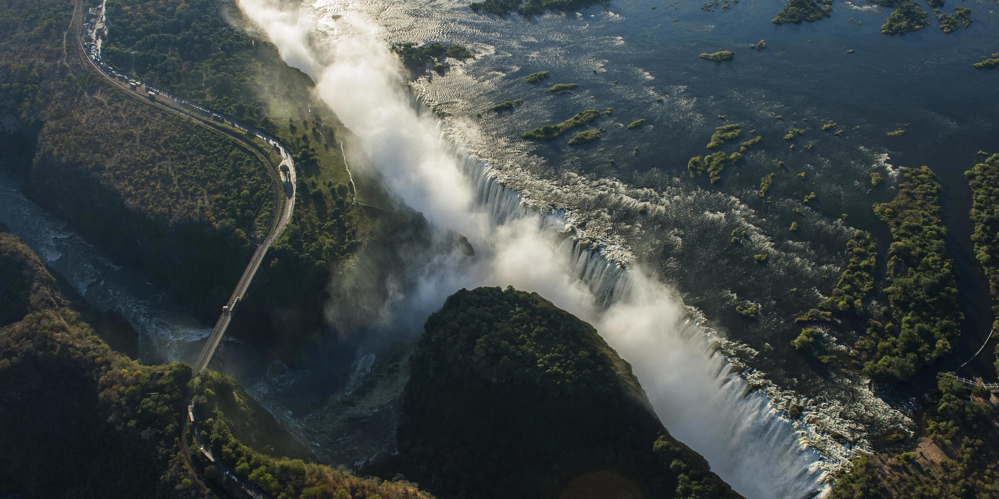 Aerial, Toka Leya, Mosi Oa Tunya NP, Zambia
