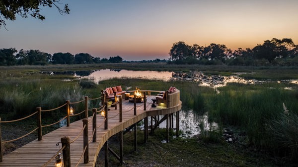 Firepit View, North Island Okavango, Botswana