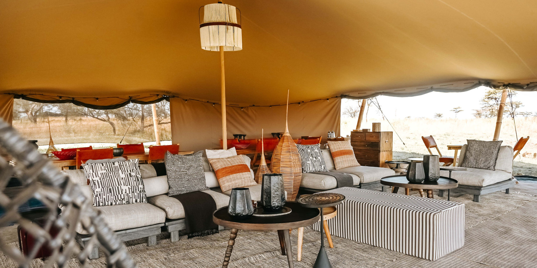 Seating Area, Usawa, The Serengeti, Tanzania