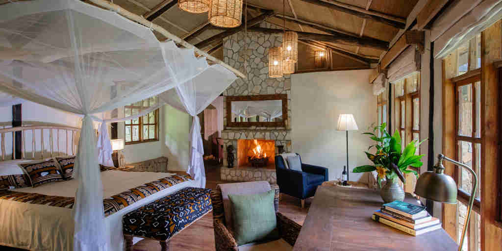Bedroom, Bwindi Lodge, Queen Elizabeth Np, Uganda