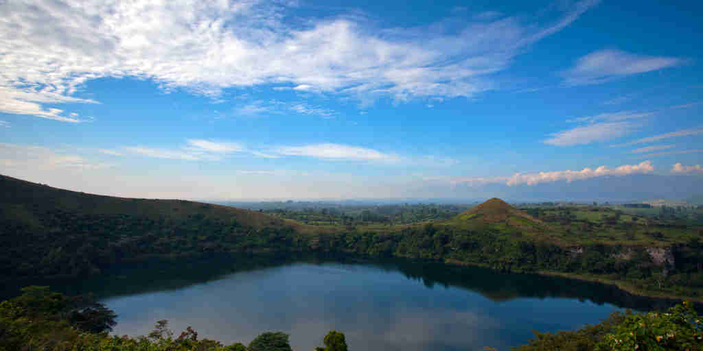 crater lake, kibale national park, uganda safaris