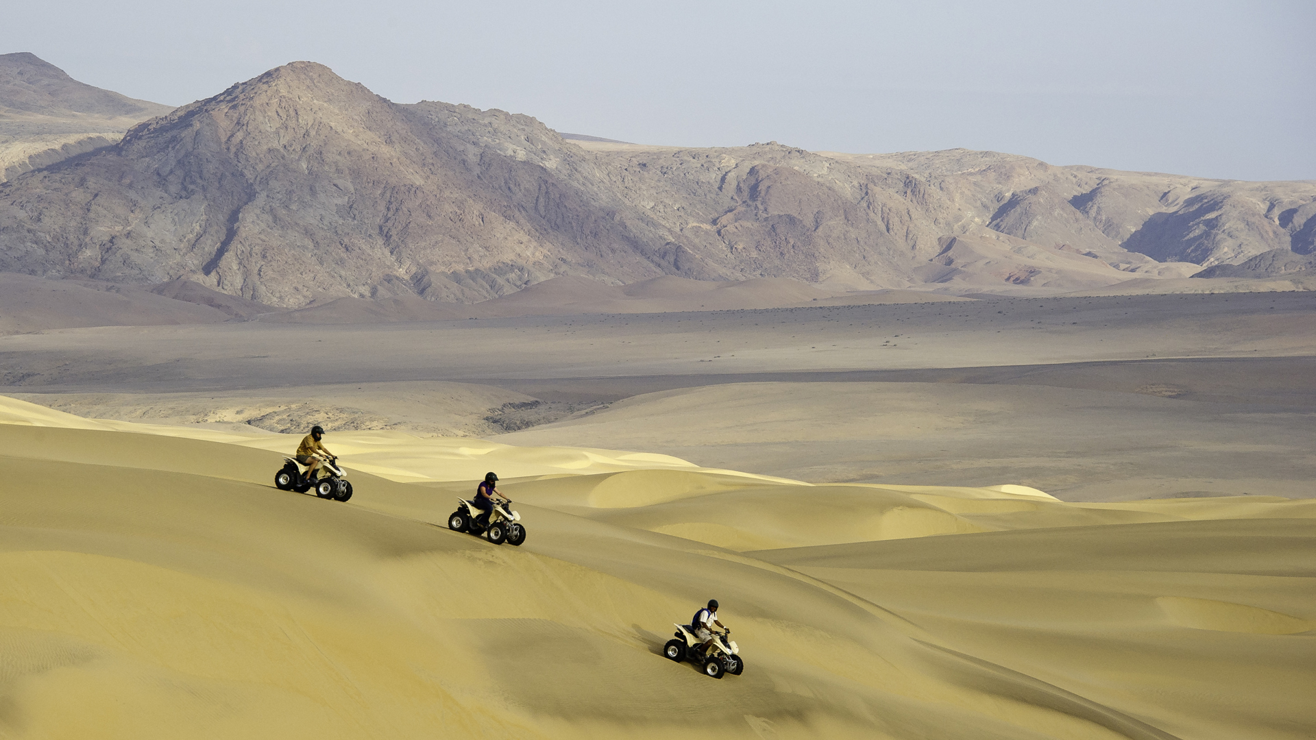 quad biking in kunene river, namibia safari holidays