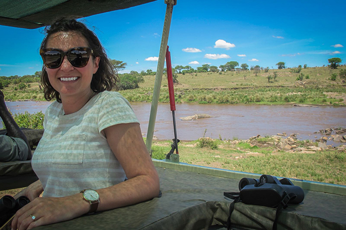 Annabel in the Serengeti, Tanzania