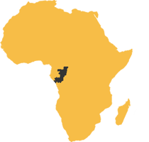 Map of Republic of Congo, African Safari Destinations