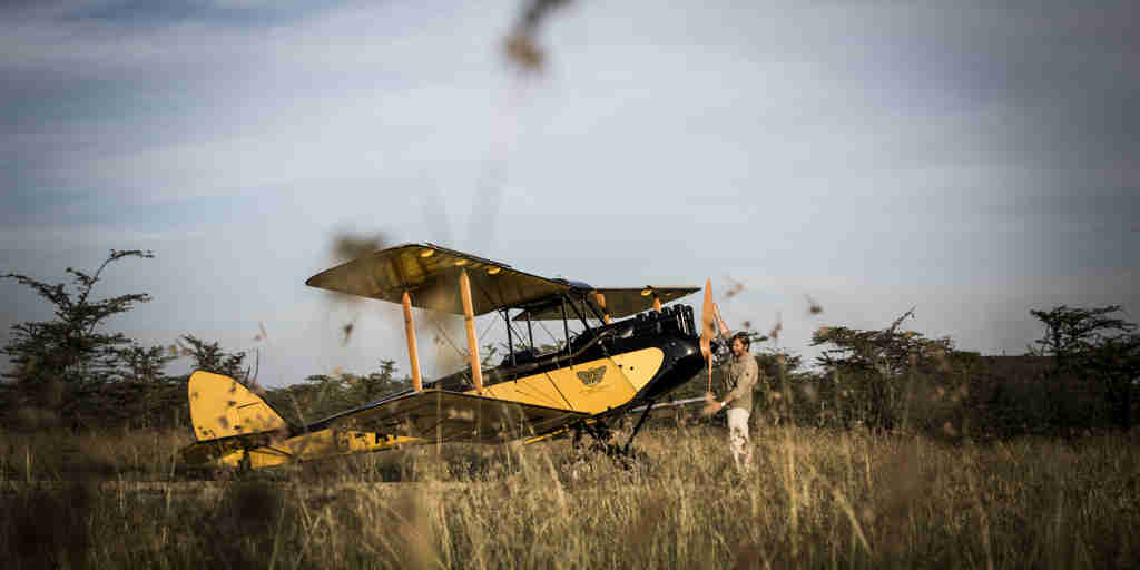 Plane in africa
