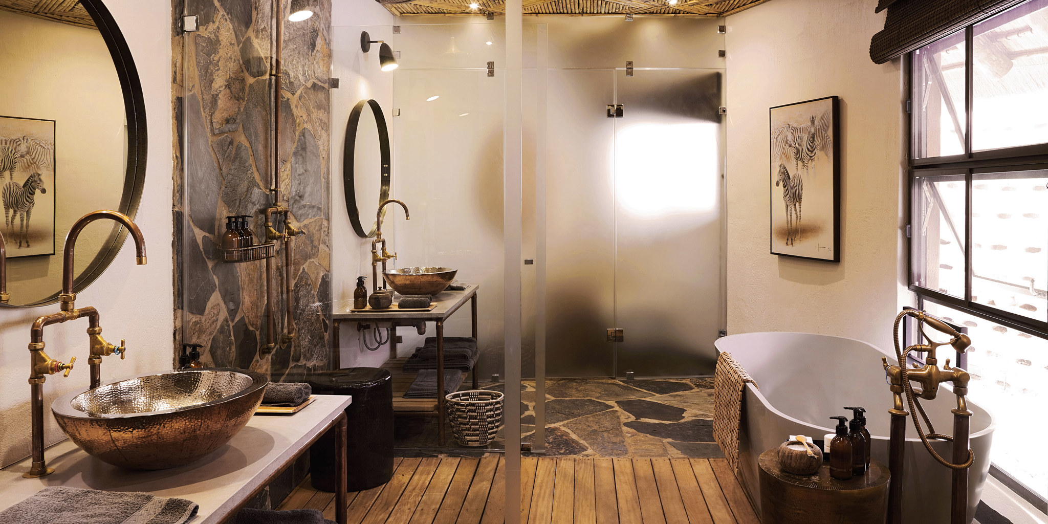 Lodge bathroom