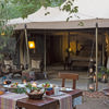 safari camp dinner