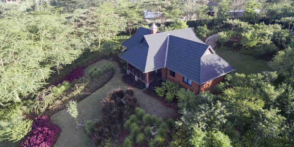 The retreat aerial view