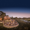 Safari lodge fire pit