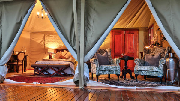 Botswana safari camp