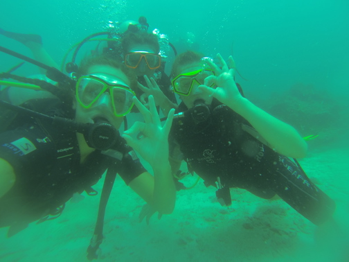 Diving, Praslin Island, Seychelles