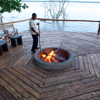 Ruzizi Fireplace deck