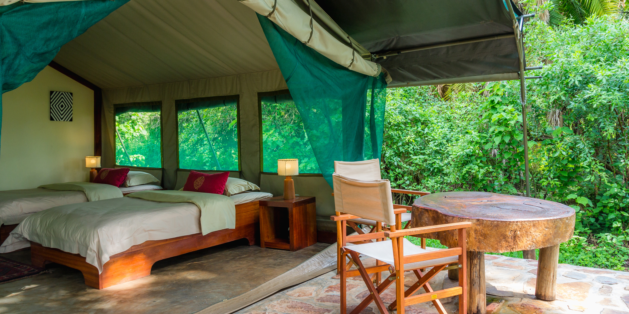 Ruzizi Tent Twin Beds