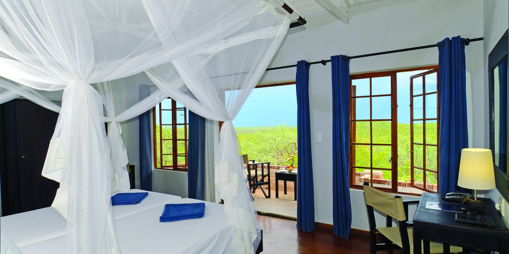 Etosha safari lodge bedroom