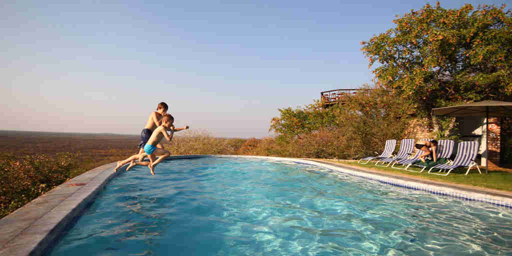 Etosha safari lodge swimming pool
