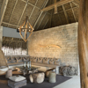 Lodge outdoor seating area