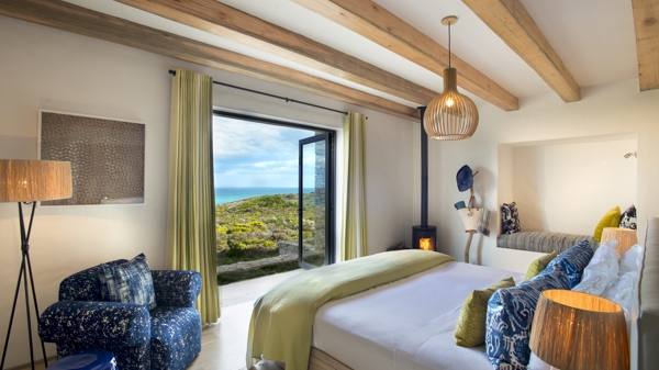 Morukuru Ocean House bedroom with view
