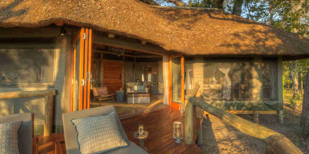 Safari camp room exterior