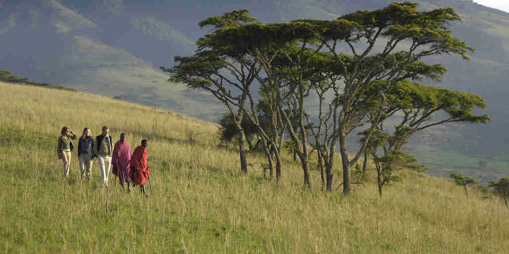 Walking safaris ngorongoro crater