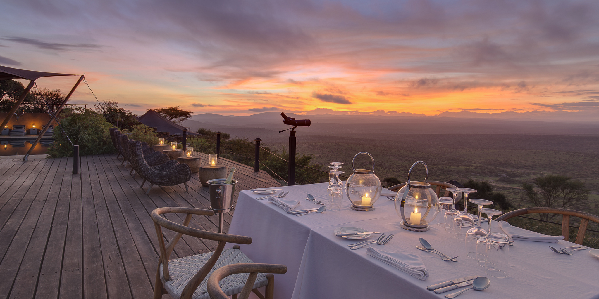 Dining, Lobisa Tented Camp, Laikipia, Kenya 