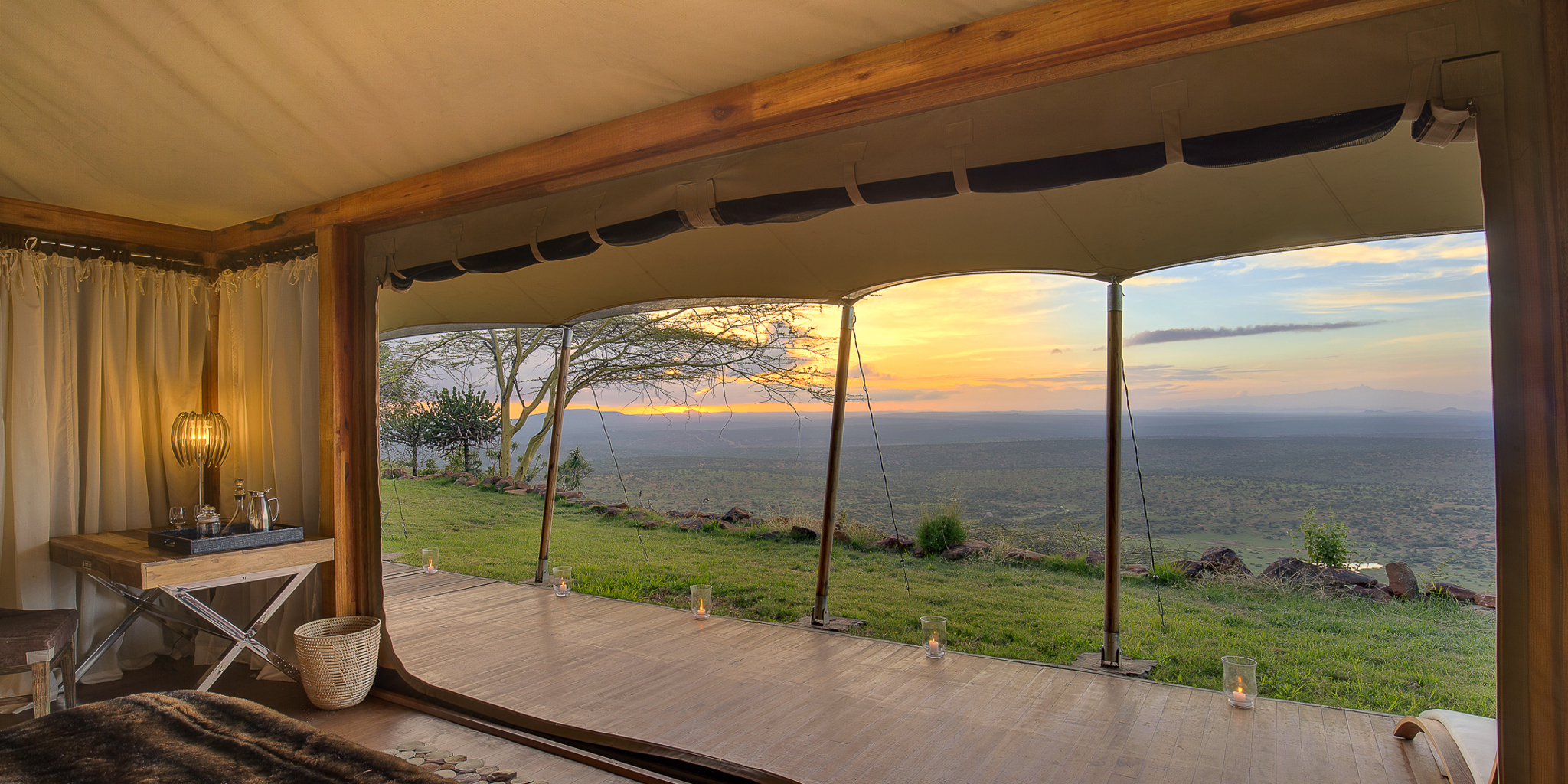 Loisaba spacious luxury tents