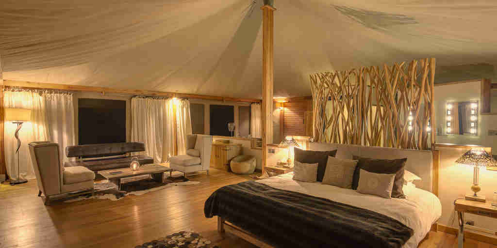 Luxury safari tent Kenya