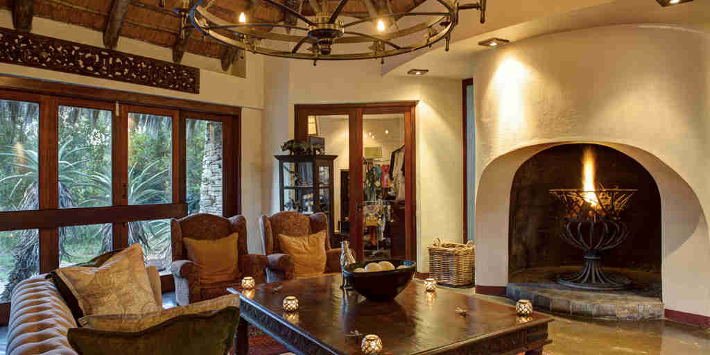 Safari lodge lounge
